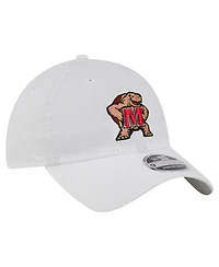 New Era Men's White Maryland Terrapins Active Ripstop 9TWENTY Adjustable Hat