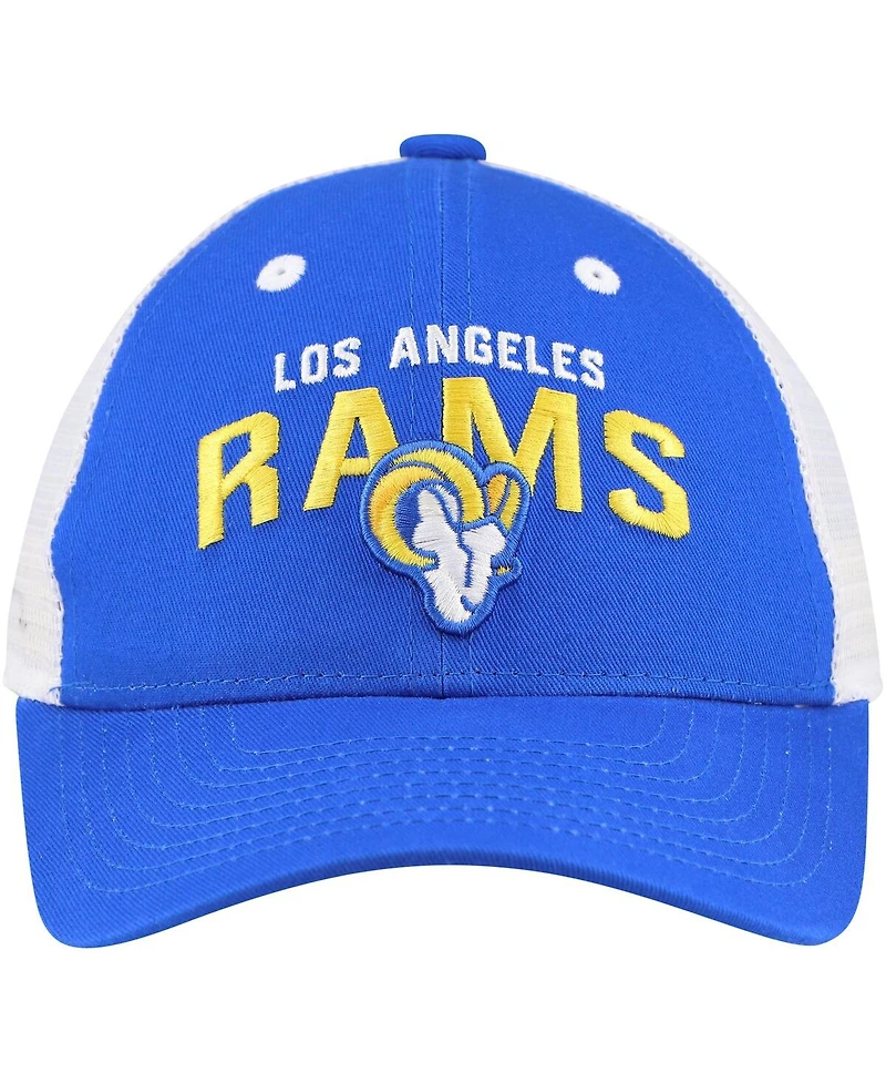 Outerstuff Preschool Royal Los Angeles Rams Core Lockup Trucker Adjustable hat