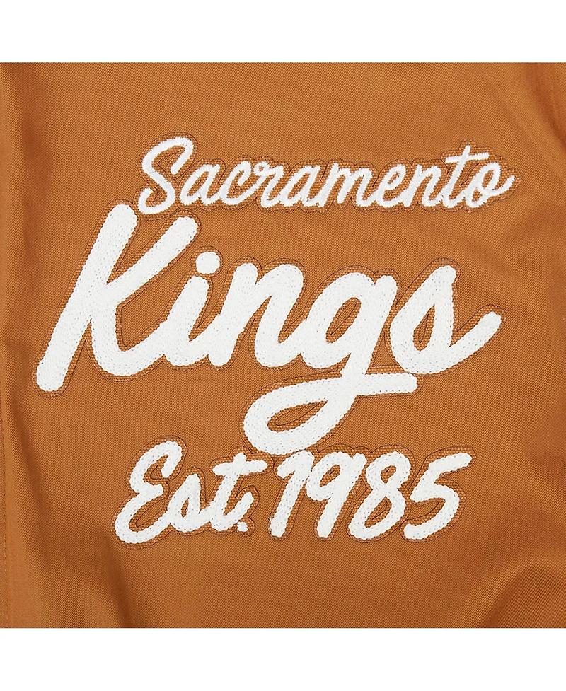 Pro Standard Men's Brown Sacramento Kings Paint The City Full-Zip Jacket
