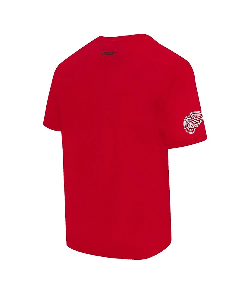 Pro Standard Men's Red Detroit Wings Turn It Up T-Shirt