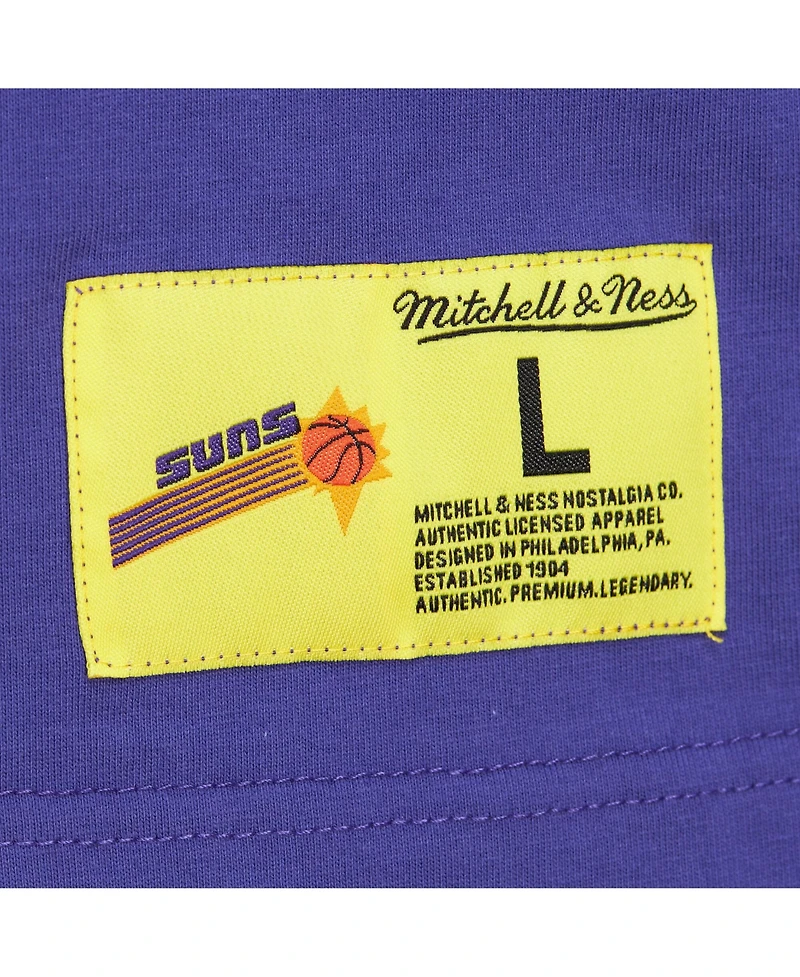 Mitchell & Ness Men's Purple Phoenix Suns Hardwood Classics Neon Nights Premium T-Shirt