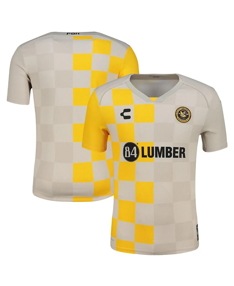 Charly Men's Gray Pittsburgh Riverhounds Sc 2025 Away Authentic Jersey