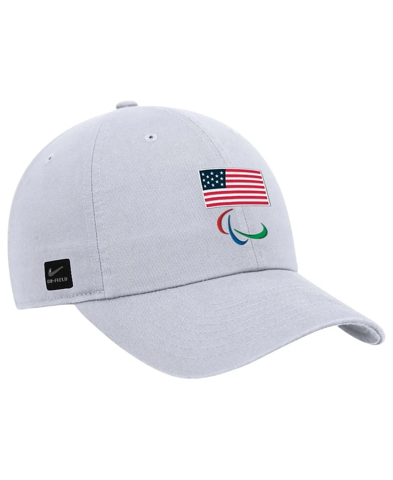 Nike Men's White U.s. Paralympics Club Adjustable Hat
