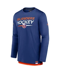 Fanatics Men's Royal New York Islanders Authentic Pro Tech Long Sleeve T-Shirt