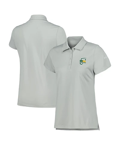 Columbia Women's Gray Wm Phoenix Open Birdie Omni-Wick Polo Shirt