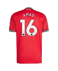Adidas Men's Amad Diallo Red Manchester United Home 2025/26 Replica Player Jersey