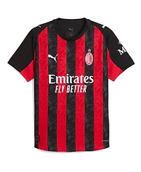 Puma Men's Rafael Leao Red Ac Milan 2025/26 Home Authentic player Jersey
