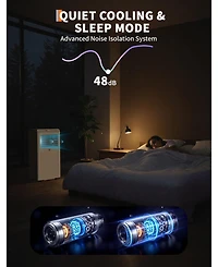 gaomon 10,000 Btu Portable Ac, Dehumidifier & Fan, Cools Up to 450 Sq.Ft with Remote & Sleep Mode