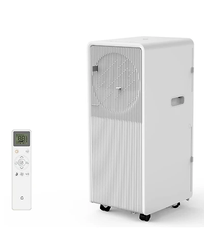 8,000 Btu Portable Ac, 3-in-1 Quiet Cooling Unit with Remote for 350 Sq.Ft, White