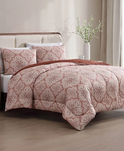 Hallmart Collectibles Faymont Medallion 3-Pc. Comforter Set