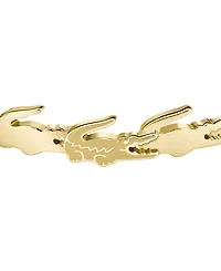 Lacoste Medium Crocodile C-Hoop Earrings, 2"