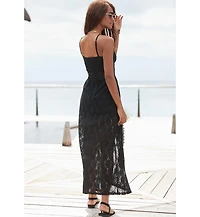 Lascana Women's Lace Maxi Overlay Romper