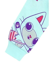 Gabby's Dollhouse Toddler Girls Dreamworks Gabbys Pandy Paws Cakey Cat MerCat Fleece Pullover Hoodie Toddler|Child