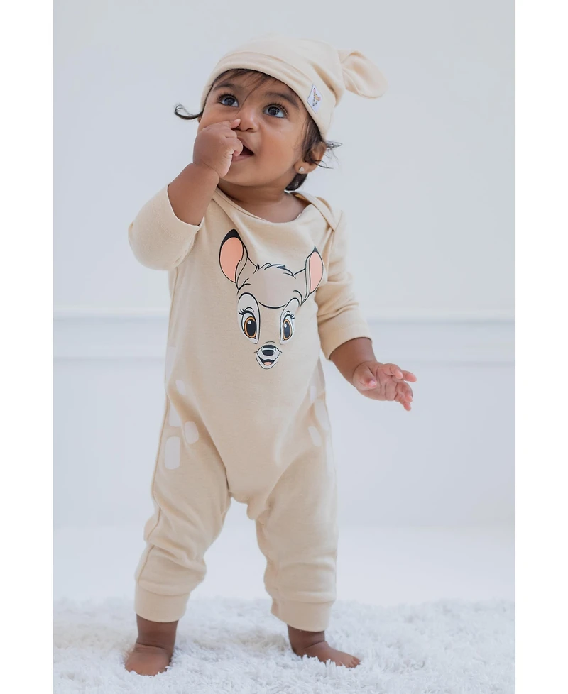 Bambi Baby Boys Snap Cosplay Coverall Hat