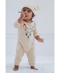 Bambi Baby Boys Snap Cosplay Coverall Hat