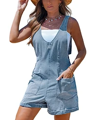 Cupshe Women's Downtown Cool Denim Romper