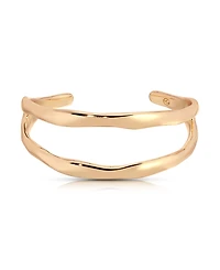 Ettika Double Thin Metal Open Cuff