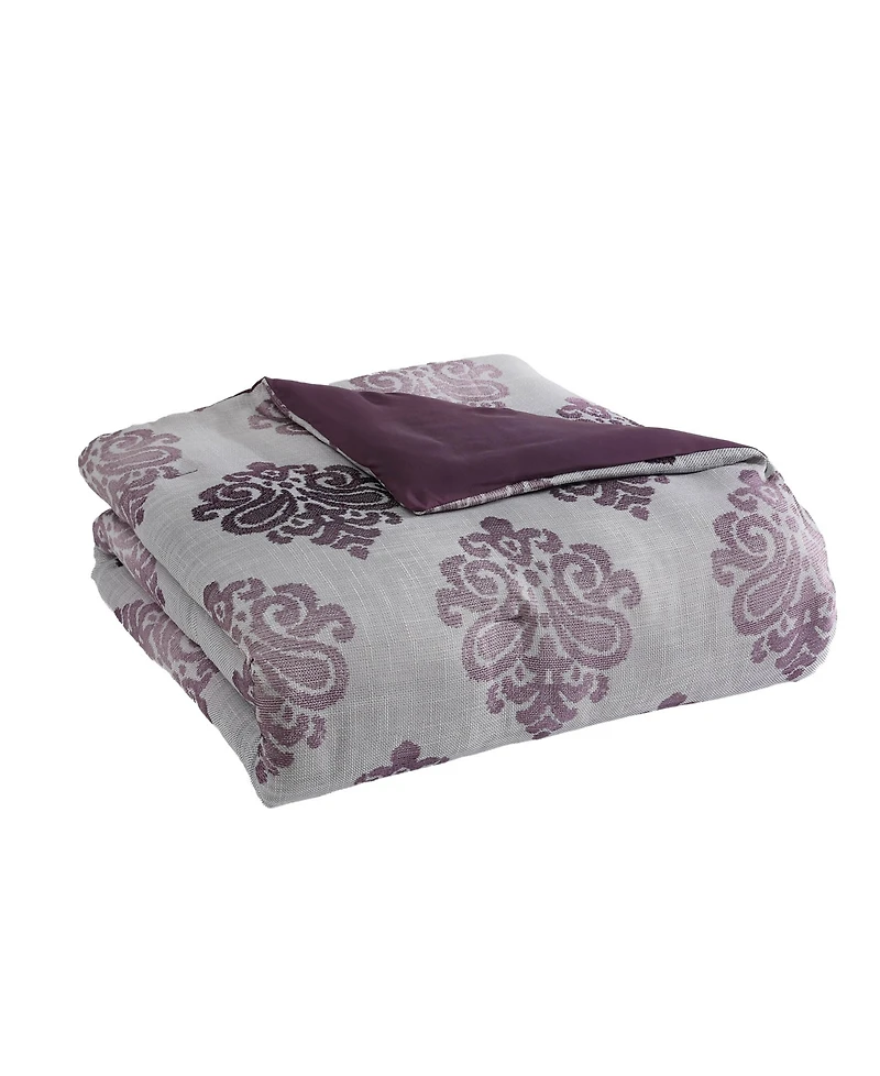 Hallmart Collectibles Morado Damask 9-Pc. Comforter Set