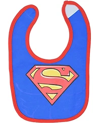 Justice League Batman Superman The Flash Baby 6 Pack Bibs Newborn