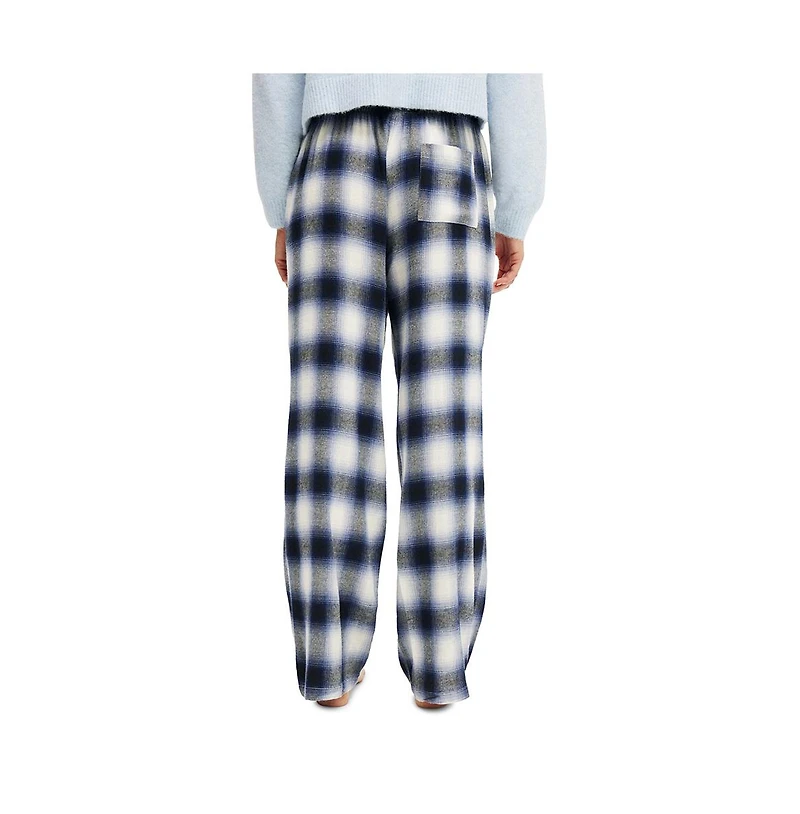 Cotton On Women's Flannel Wide Leg Pant
