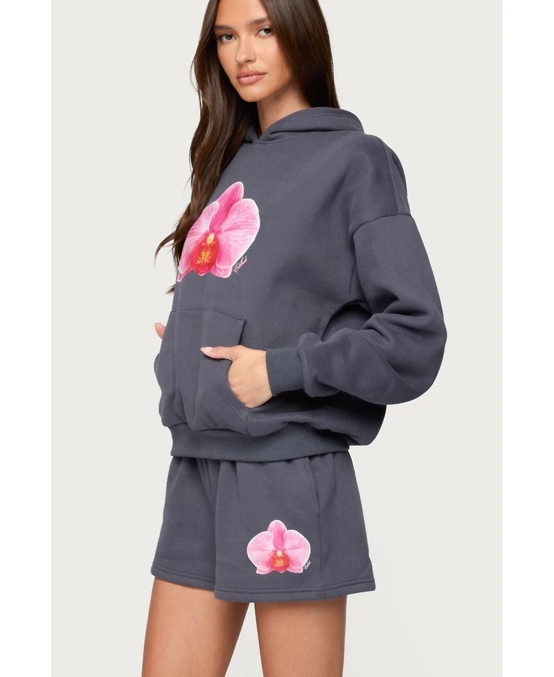 Edikted Women's Orchid Babe Hoodie