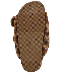 Dv Dolce Vita Women's Aldoni Plush Double-Strap Slide Slippers