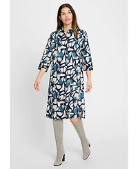 Olsen Women's Modern Graphic Shirt Dress
