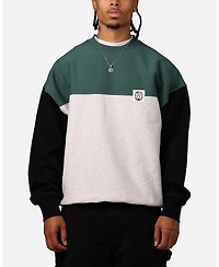 Carre Men's Floral Oversized Panel Crewneck