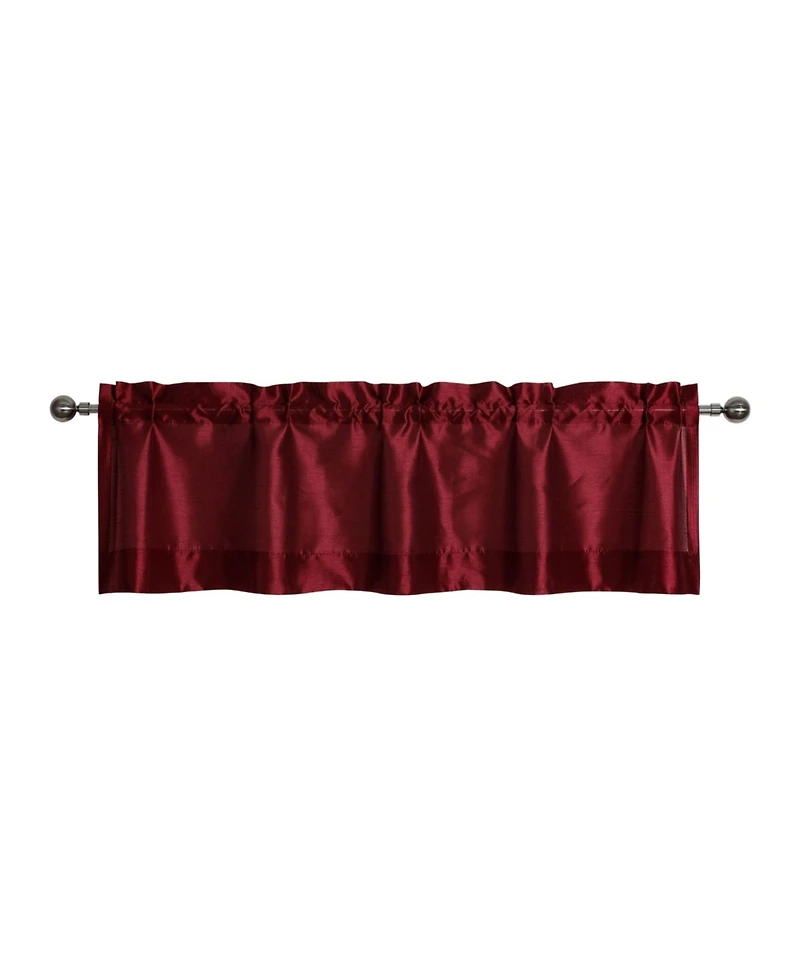 Kate Aurora Parisian Living Complete 3 Piece Lightweight Sheer Cafe Kitchen Curtain Tier & Valance Set