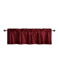 Kate Aurora Parisian Living Complete 3 Piece Lightweight Sheer Cafe Kitchen Curtain Tier & Valance Set