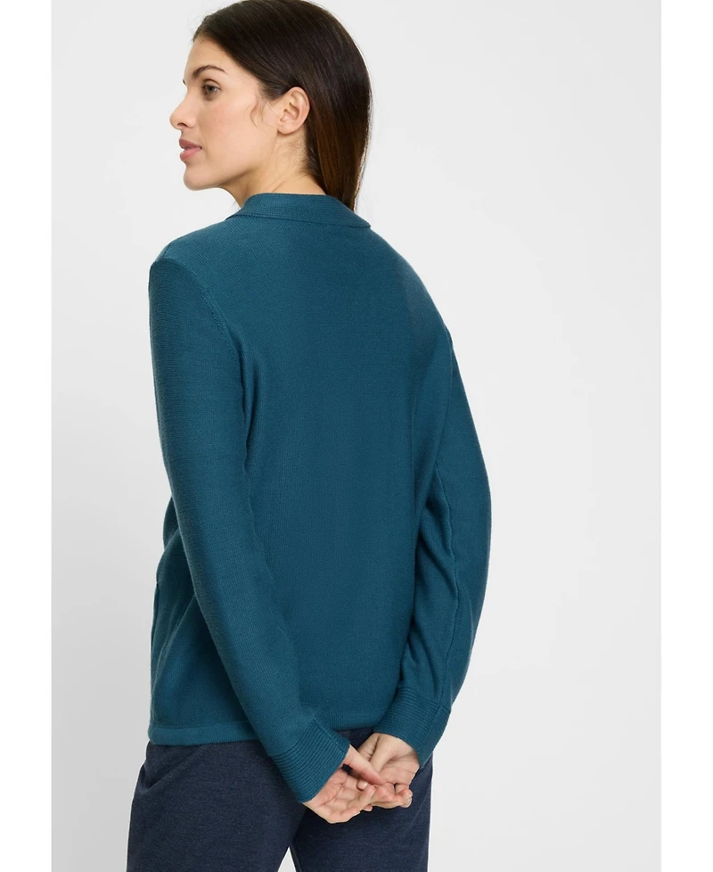 Olsen Women's Zip Front Cardigan