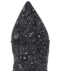 Jessica Simpson Women's Earon Bandana Over-The-Knee Stiletto Dress Boots