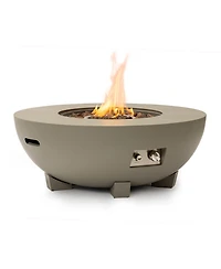 Streamdale Furniture 36_inch Round Iron Fire Pit Table
