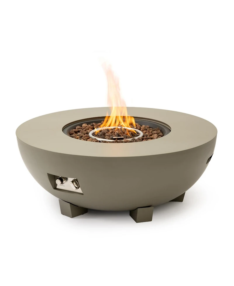 Streamdale Furniture 36_inch Round Iron Fire Pit Table