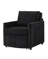 Streamdale Furniture Convertible Sleeper Sofa Bed with Adjustable Backrest