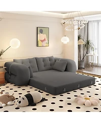 Streamdale Furniture Human Dog Bed Foldable Sofa - Grey