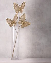 Holiday Lane Enchanted Forest Butterfly Pick Ornament, Macy's Exclusive