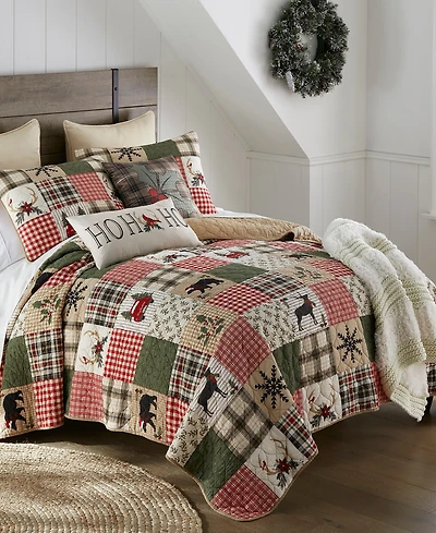 Your Lifestyle Holly Forest Patchwork 2-Pc. Quilt Set, Twin