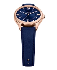 Fossil Women's Gilmore Three-Hand Navy Croco Leather Watch, 28mm