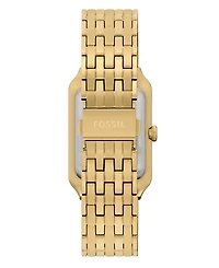 Fossil Women's Raquel Three-Hand Date Gold-Tone Stainless Steel Watch, 26mm
