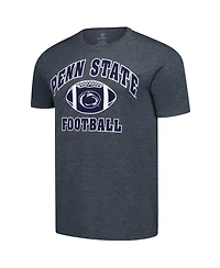 Fanatics Unlabeled Men's Heather Charcoal Penn State Nittany Lions Basic Arch T-Shirt