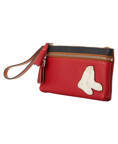 Dooney & Bourke Boston Red Sox Infield Double-Zip Wristlet