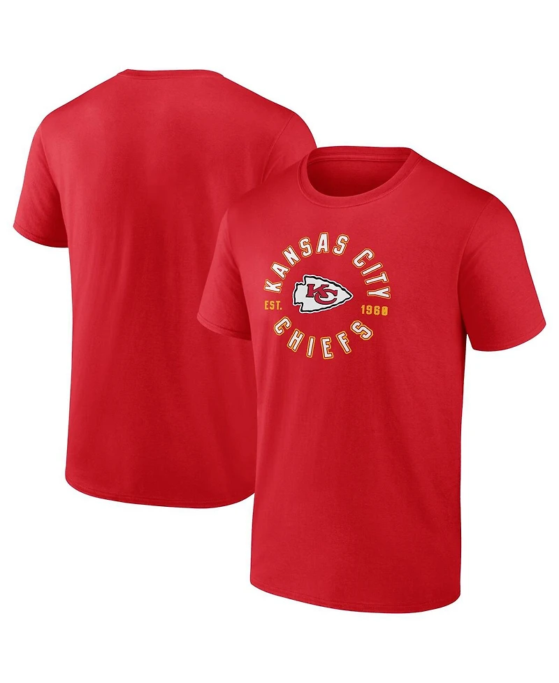 Fanatics Men's Red Kansas City Chiefs Serve T-Shirt
