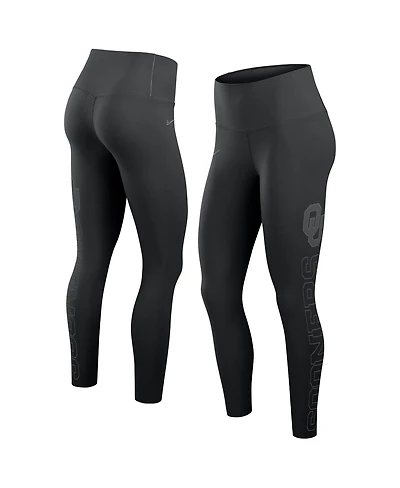 Nike Women's Black Oklahoma Sooners Zenvy Performance Leggings