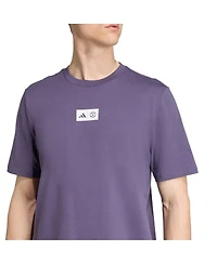 Adidas Men's Purple Manchester United Jersey Hook T-Shirt