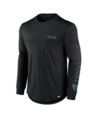 Fanatics Men's Black Tennessee Titans Blackout Long Sleeve T-Shirt