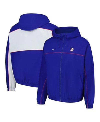 Nike Men's Blue Chelsea Club Futura Full-Zip Hoodie Jacket