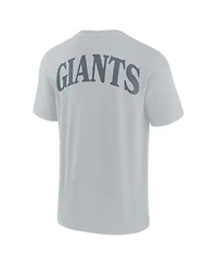 Fanatics Men's and Women's Gray New York Giants Elements Iconic T-Shirt