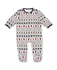 Wear by Erin Andrews Baby Boys and Girls Cincinnati Bengals Allover Print Full-Zip Sleeper with Bib Set