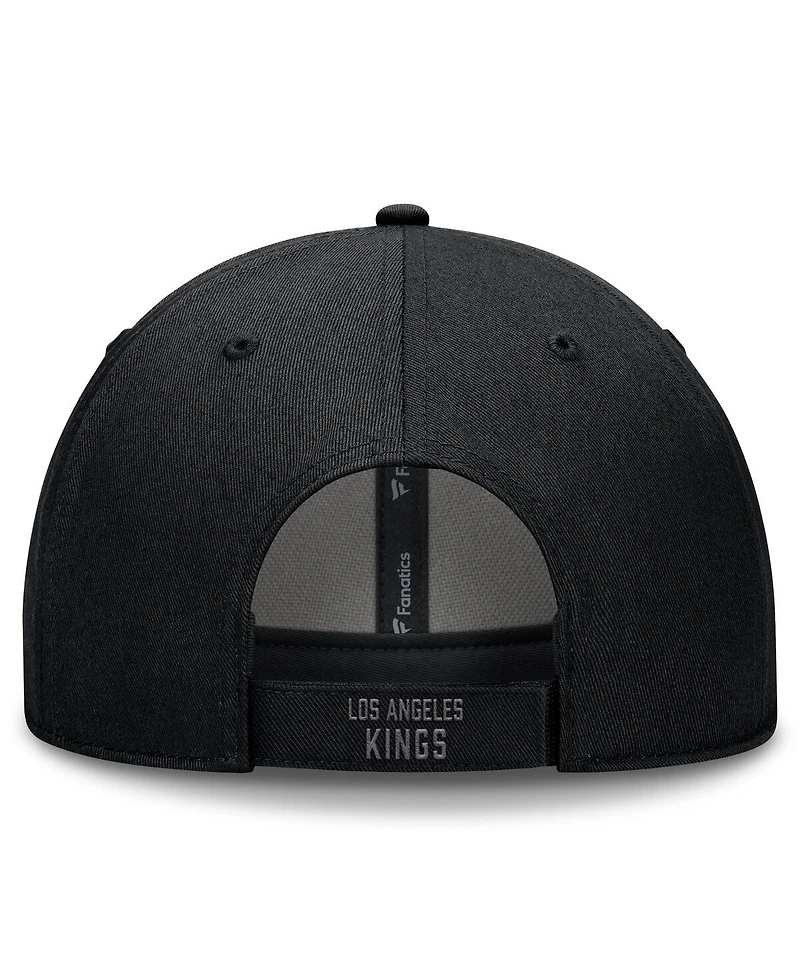 Fanatics Men's Black Los Angeles Kings Core Adjustable Hat